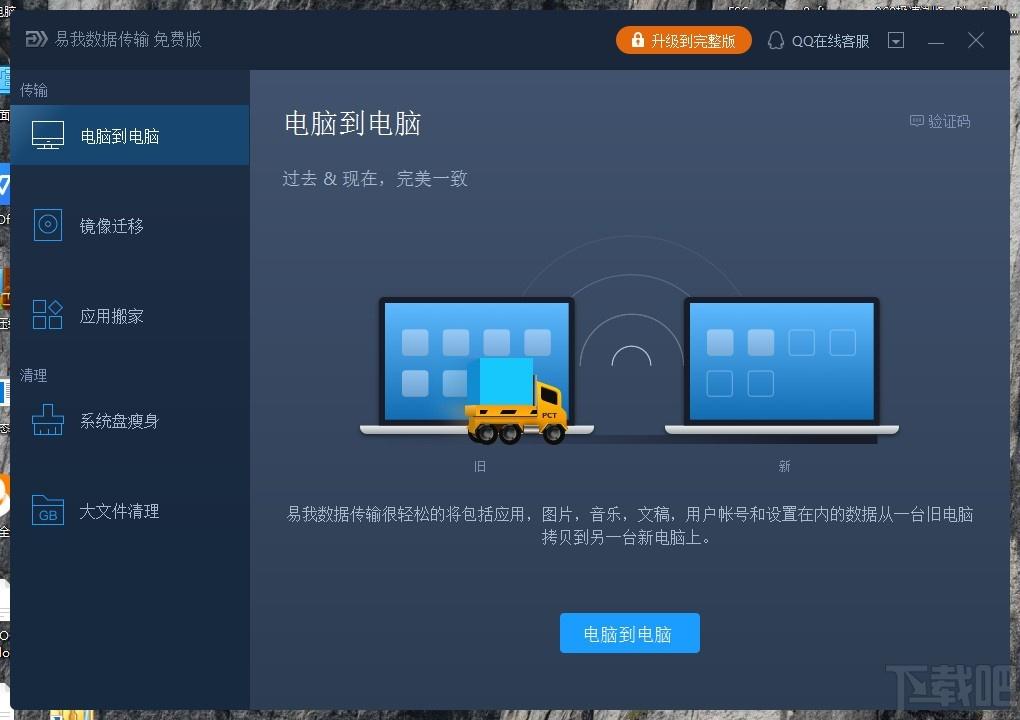 易我数据传输下载,电脑传输软件,镜像迁移
