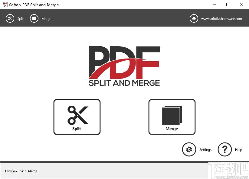 Softdiv PDF Split and Merge下载,pdf合并,pdf拆分