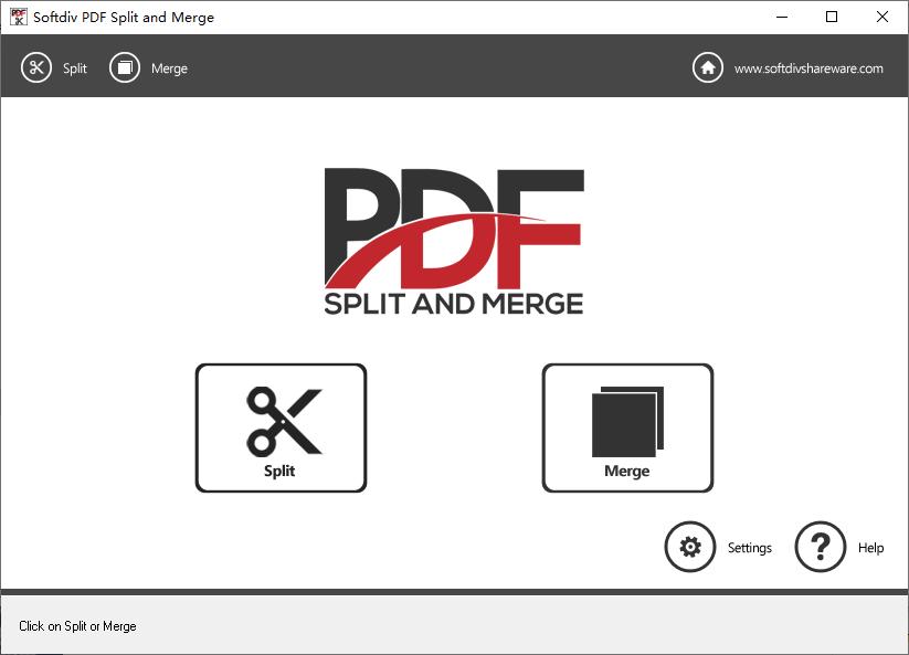 Softdiv PDF Split and Merge下载,pdf合并,pdf拆分