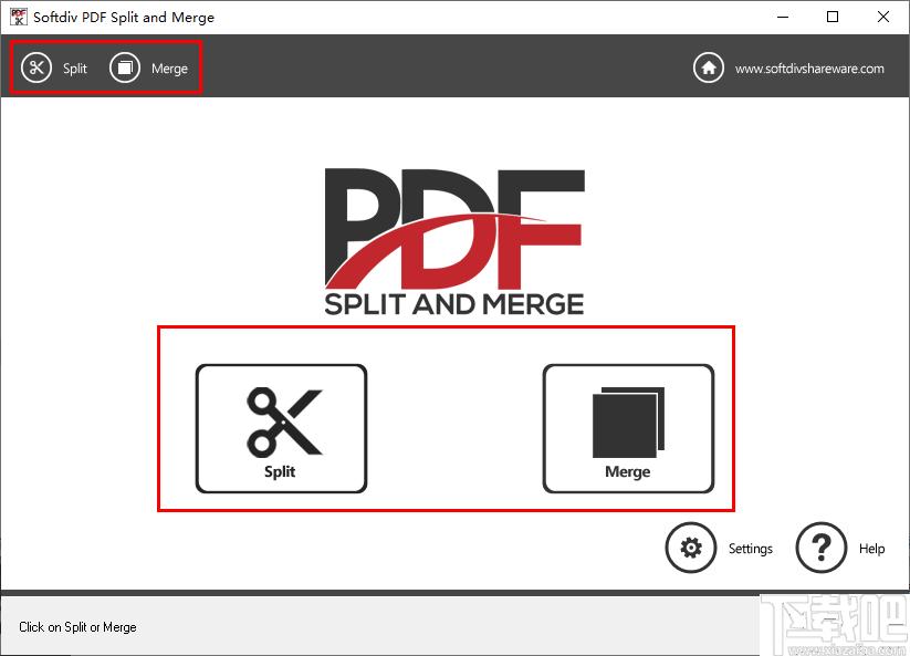 Softdiv PDF Split and Merge下载,pdf合并,pdf拆分