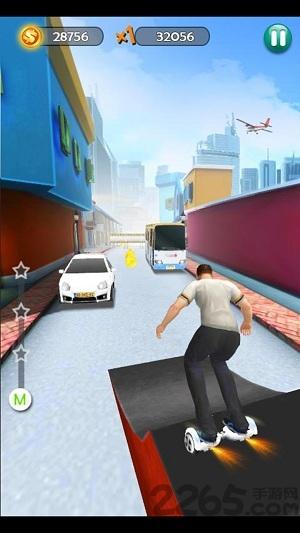 平衡板冲浪3d内购破解版下载,平衡板冲浪3d,动作游戏,跑酷游戏